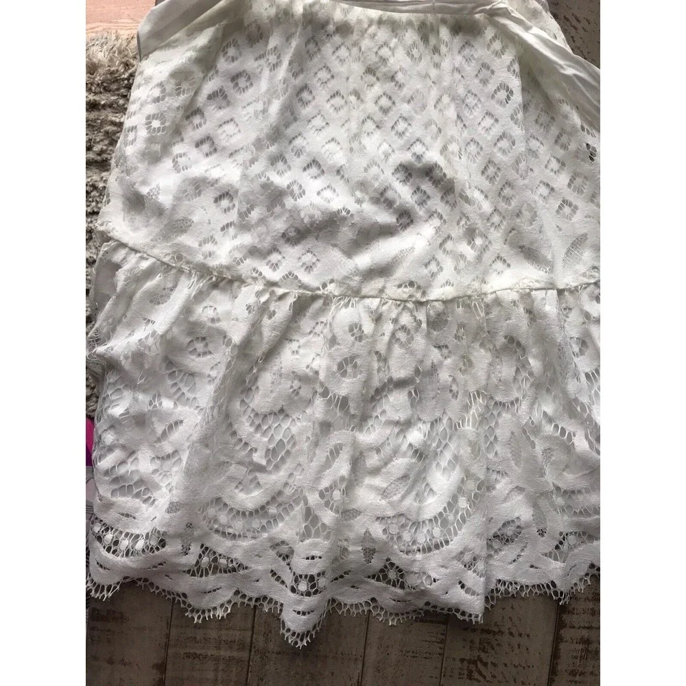 New Justice Girls White Ivory 10 Lace Dress